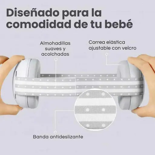 Audífonos con cancelación de ruido de bebé